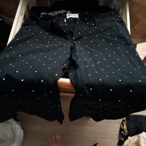 Polka dotted chinos